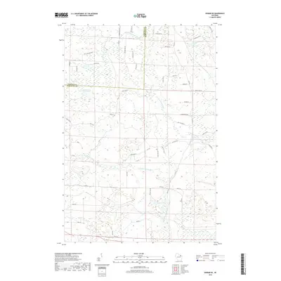 2018 Map of Dunbar NE, 2018 Print