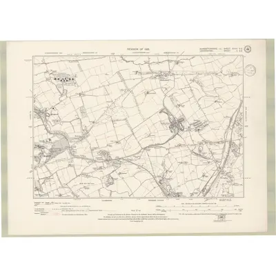 1935 Map of Dunbartonshire Sheet nXXXIII.SE, 1939 Print