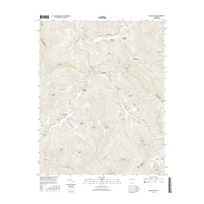 2016 Map of Duncan Flats, 2016 Print