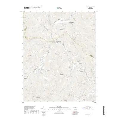 2019 Map of Duncan Flats, 2019 Print
