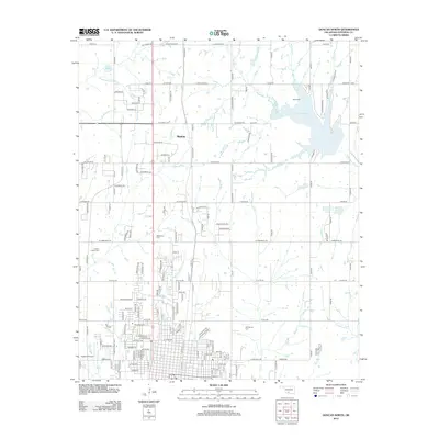 2012 Map of Duncan North, 2012 Print