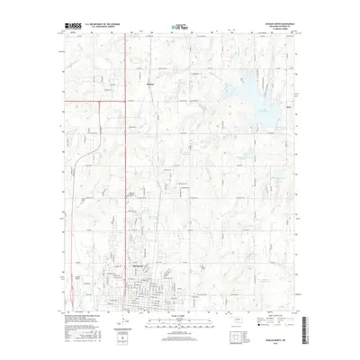 2016 Map of Duncan North, 2016 Print