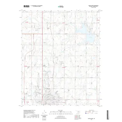 2018 Map of Duncan North, 2018 Print