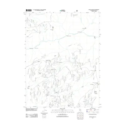 2012 Map of Duncan Peak, 2012 Print