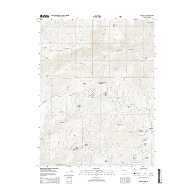 2015 Map of Duncan Peak, 2015 Print