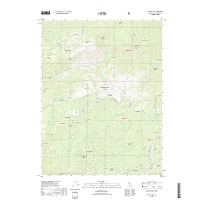 2018 Map of Duncan Peak, 2018 Print