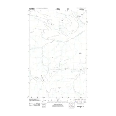 2011 Map of Duncan Ridge, 2011 Print