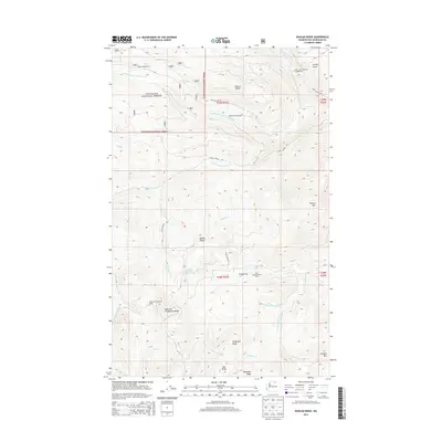2014 Map of Duncan Ridge, 2014 Print