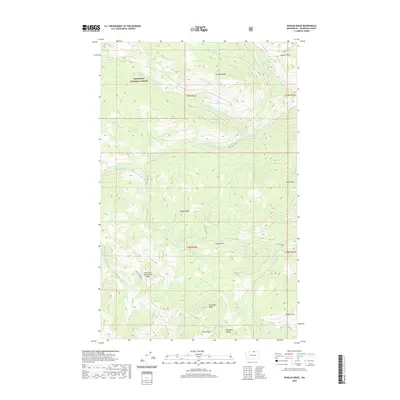 2020 Map of Duncan Ridge, 2020 Print