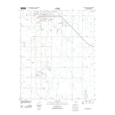 2012 Map of Duncan South, 2012 Print