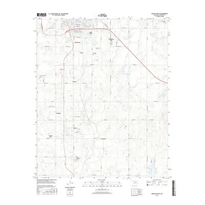 2016 Map of Duncan South, 2016 Print