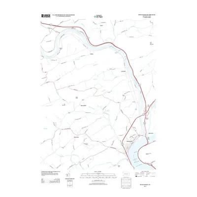 2013 Map of Duncannon, 2013 Print
