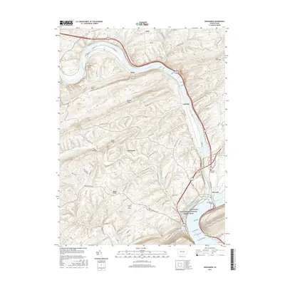 2016 Map of Duncannon, 2016 Print