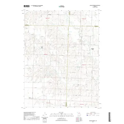 2017 Map of Duncans Bridge, 2017 Print