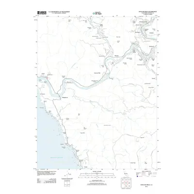 2012 Map of Duncans Mills, 2012 Print