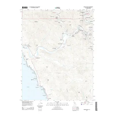 2015 Map of Duncans Mills, 2015 Print