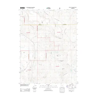2013 Map of Dunckley Pass, 2013 Print