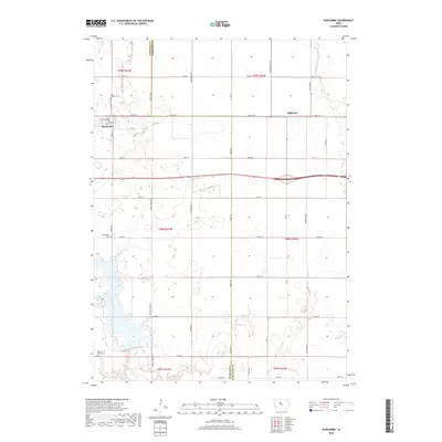 2018 Map of Duncombe, 2018 Print