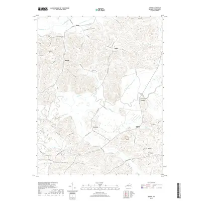 2019 Map of Dundee, 2019 Print