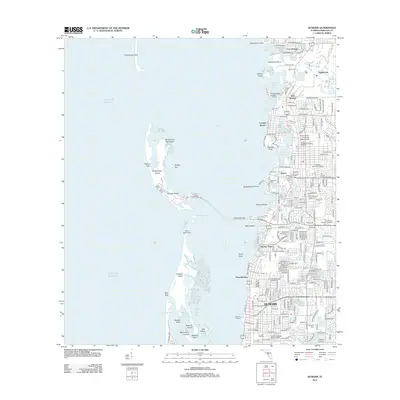 2012 Map of Dunedin, 2012 Print