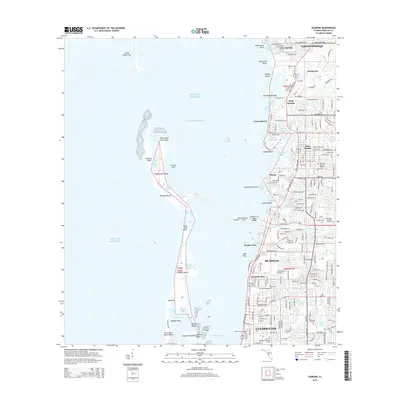 2015 Map of Dunedin, 2015 Print