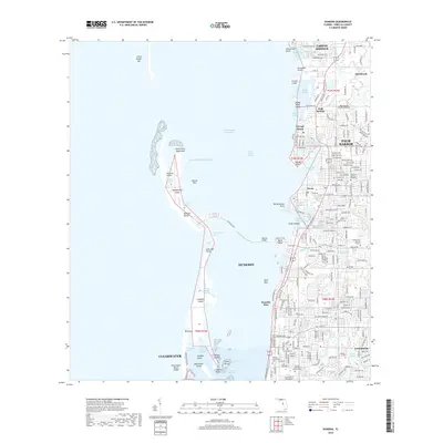 2018 Map of Dunedin, 2018 Print
