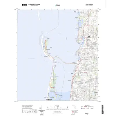 2024 Map of Dunedin, 2024 Print