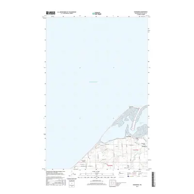2017 Map of Dungeness, 2017 Print