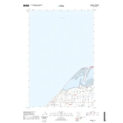 2020 Map of Dungeness, 2020 Print