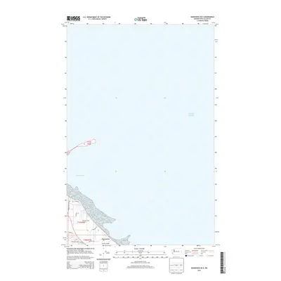 2014 Map of Dungeness OE E, 2014 Print