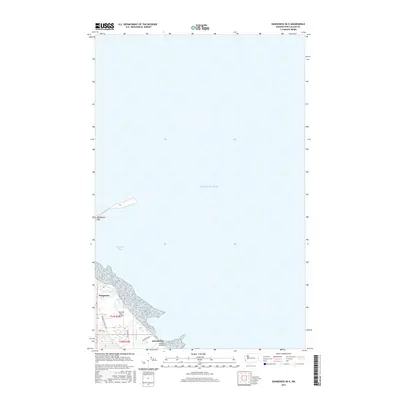 2017 Map of Dungeness OE E, 2017 Print