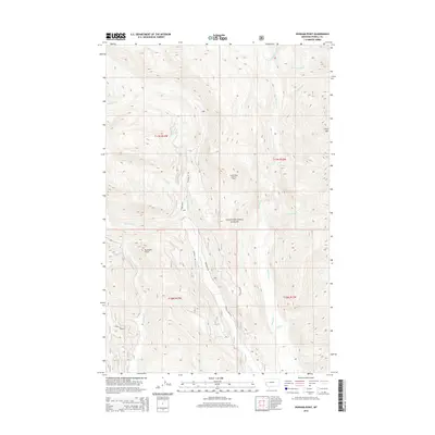 2014 Map of Dunham Point, 2014 Print