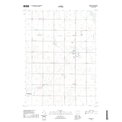 2018 Map of Dunkerton, 2018 Print
