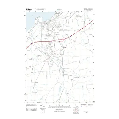 2013 Map of Dunkirk, 2013 Print