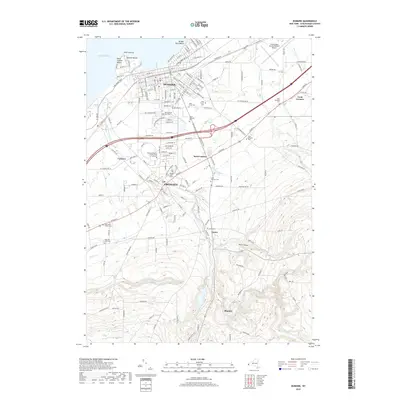 2019 Map of Dunkirk, 2019 Print