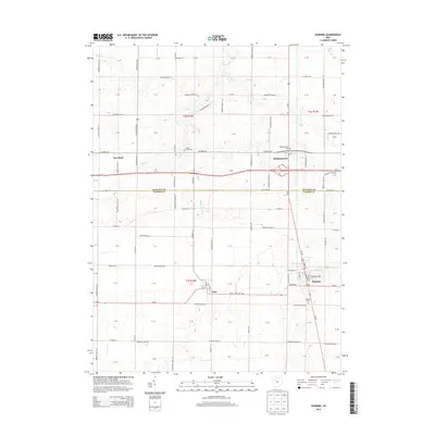 2013 Map of Dunkirk, 2013 Print