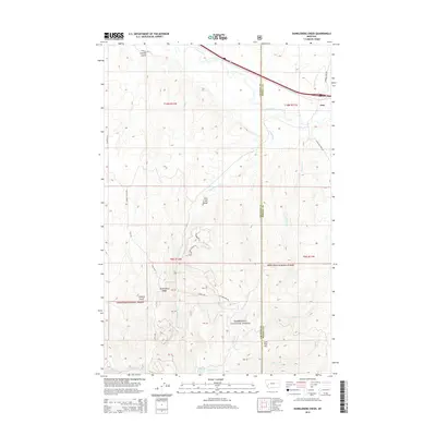2014 Map of Dunkleberg Creek, 2014 Print