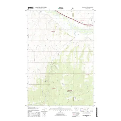 2017 Map of Dunkleberg Creek, 2017 Print