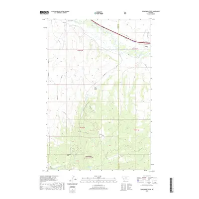 2020 Map of Dunkleberg Creek, 2020 Print