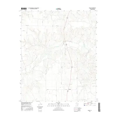 2016 Map of Dunlap, 2016 Print