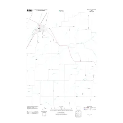 2013 Map of Dunlap, 2013 Print