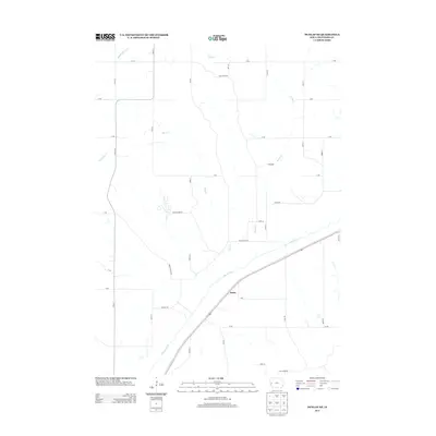 2013 Map of Dunlap NE, 2013 Print