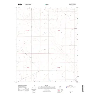2023 Map of Dunlap NE, 2023 Print