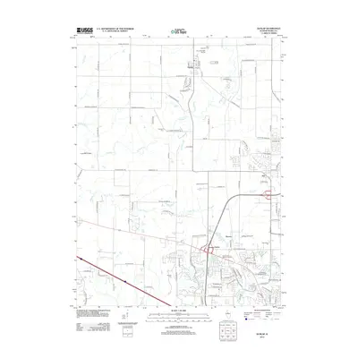 2012 Map of Dunlap, 2012 Print