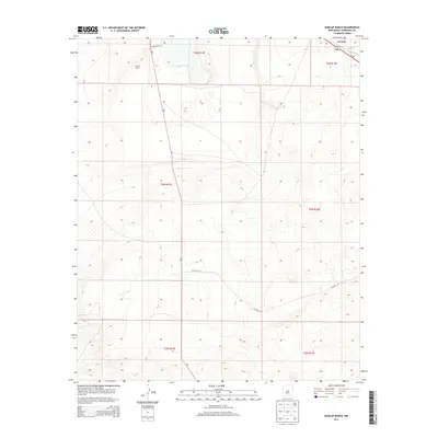 2013 Map of Dunlap Ranch, 2013 Print