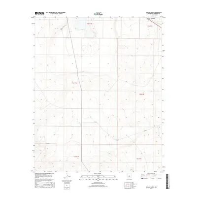 2017 Map of Dunlap Ranch, 2017 Print