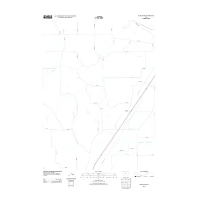 2013 Map of Dunlap SW, 2013 Print