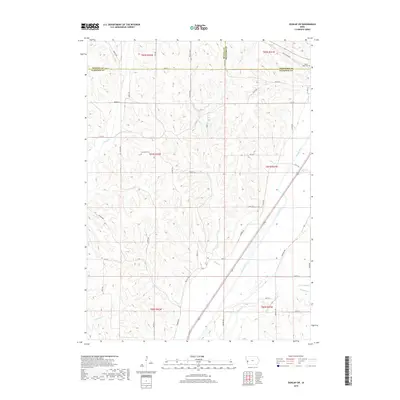 2018 Map of Dunlap SW, 2018 Print