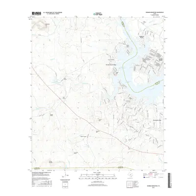 2016 Map of Dunman Mountain, 2016 Print