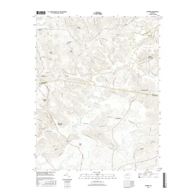 2016 Map of Dunmor, 2016 Print